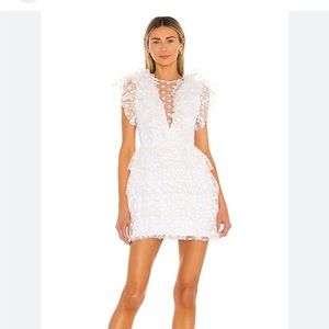 Majorelle white Janey dress. Size XS. From Revolve